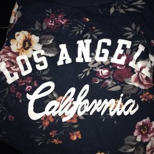 LA floral pullover